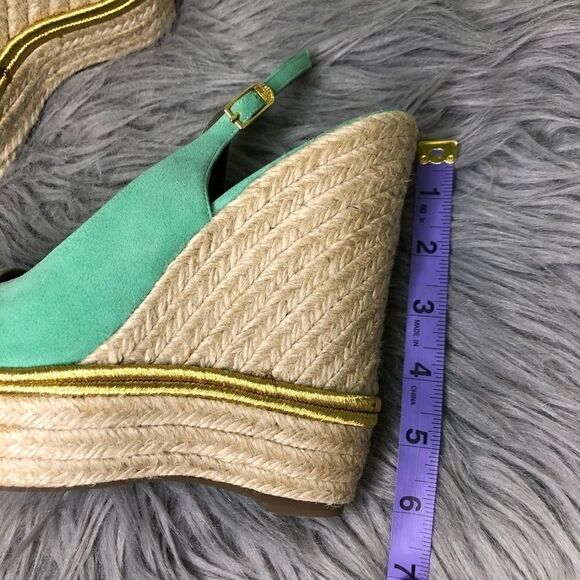 Versace medusa suede espadrille platform - Picture 14 of 16